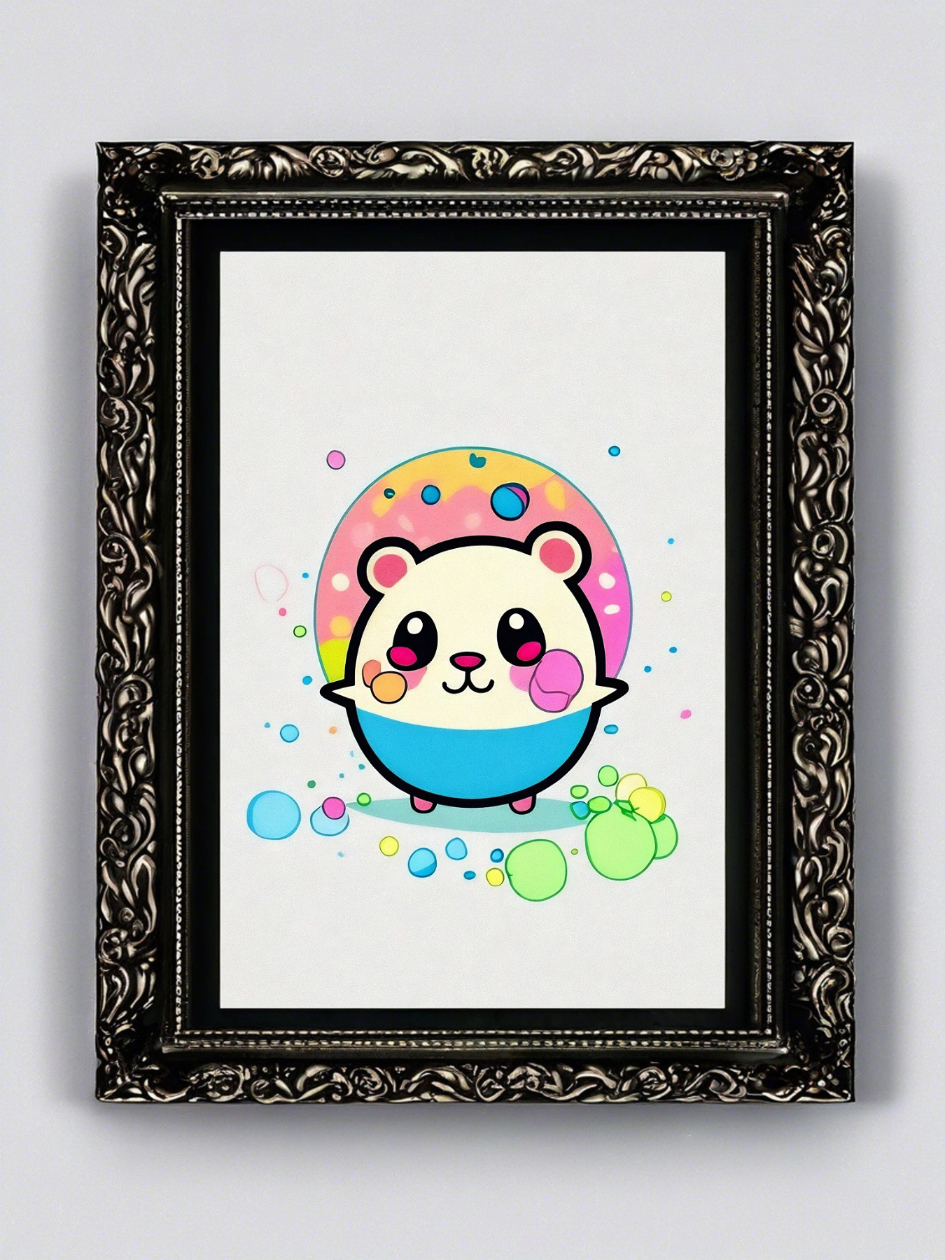 Chewy der süße Kaugummi Hamster - Mini Poster - 20x30cm 3