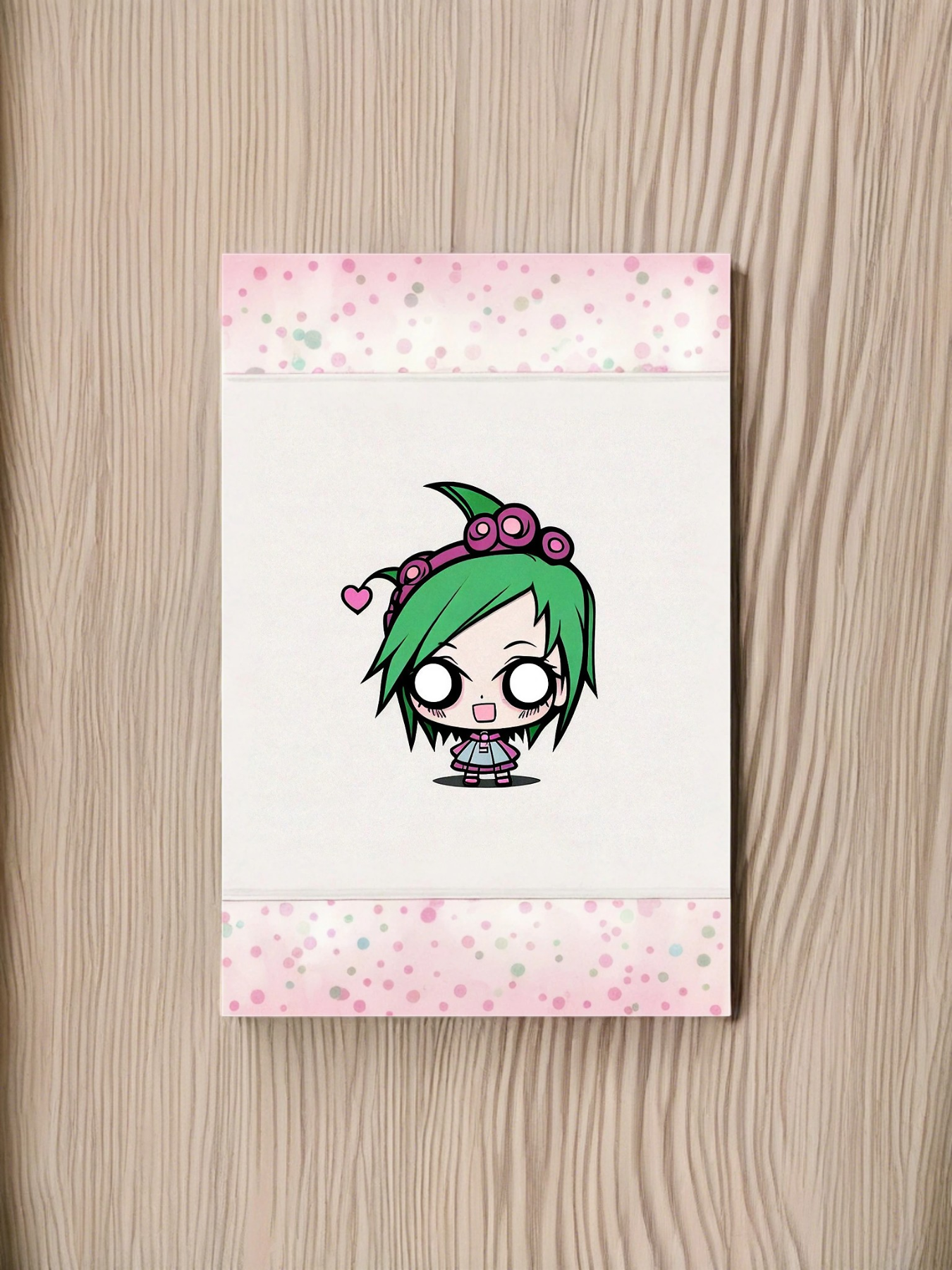 Grünhaar Psycho Chibi Girl Amely - Mini Poster - 20x30cm 2