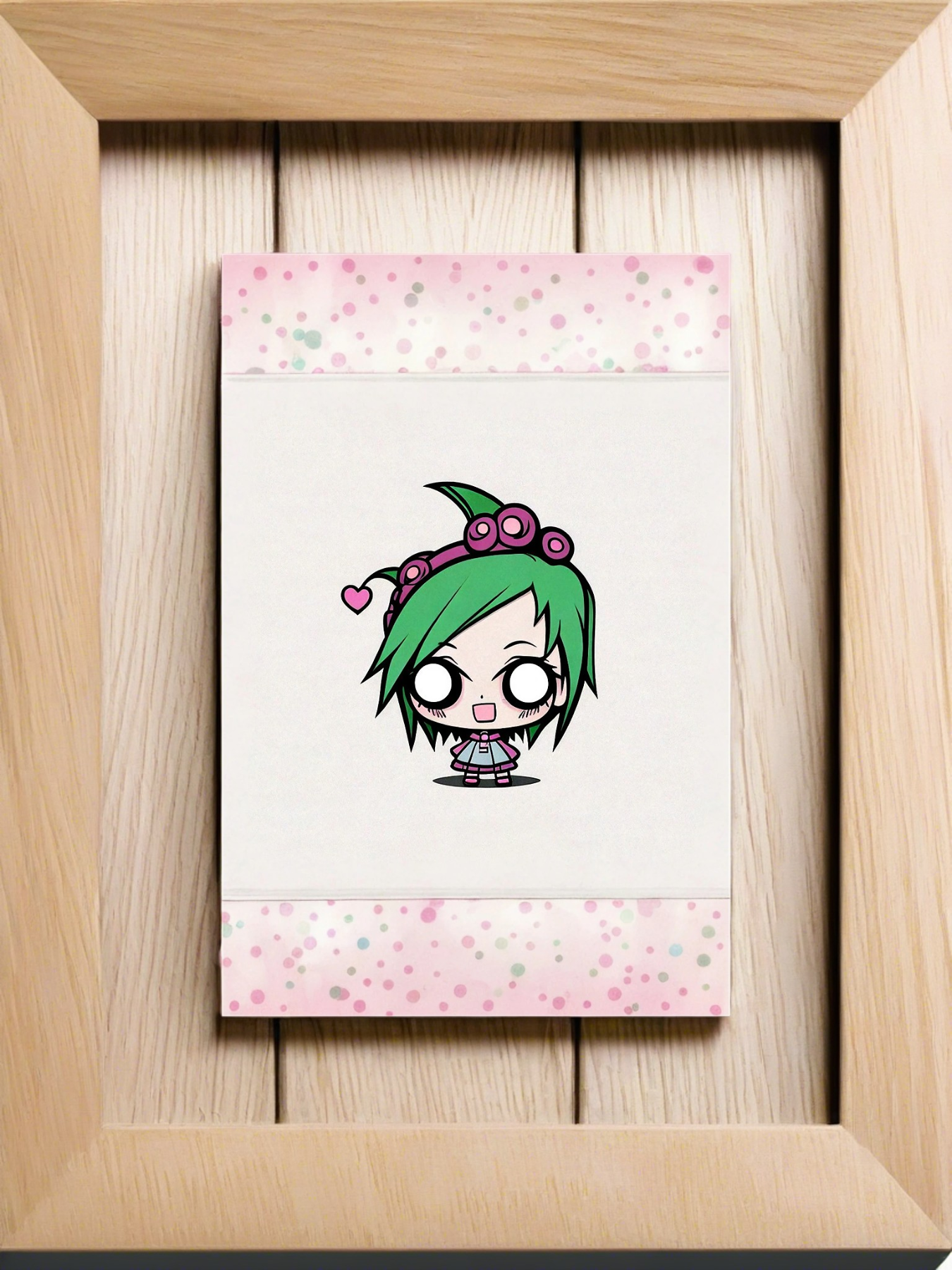 Grünhaar Psycho Chibi Girl Amely - Mini Poster - 20x30cm 4