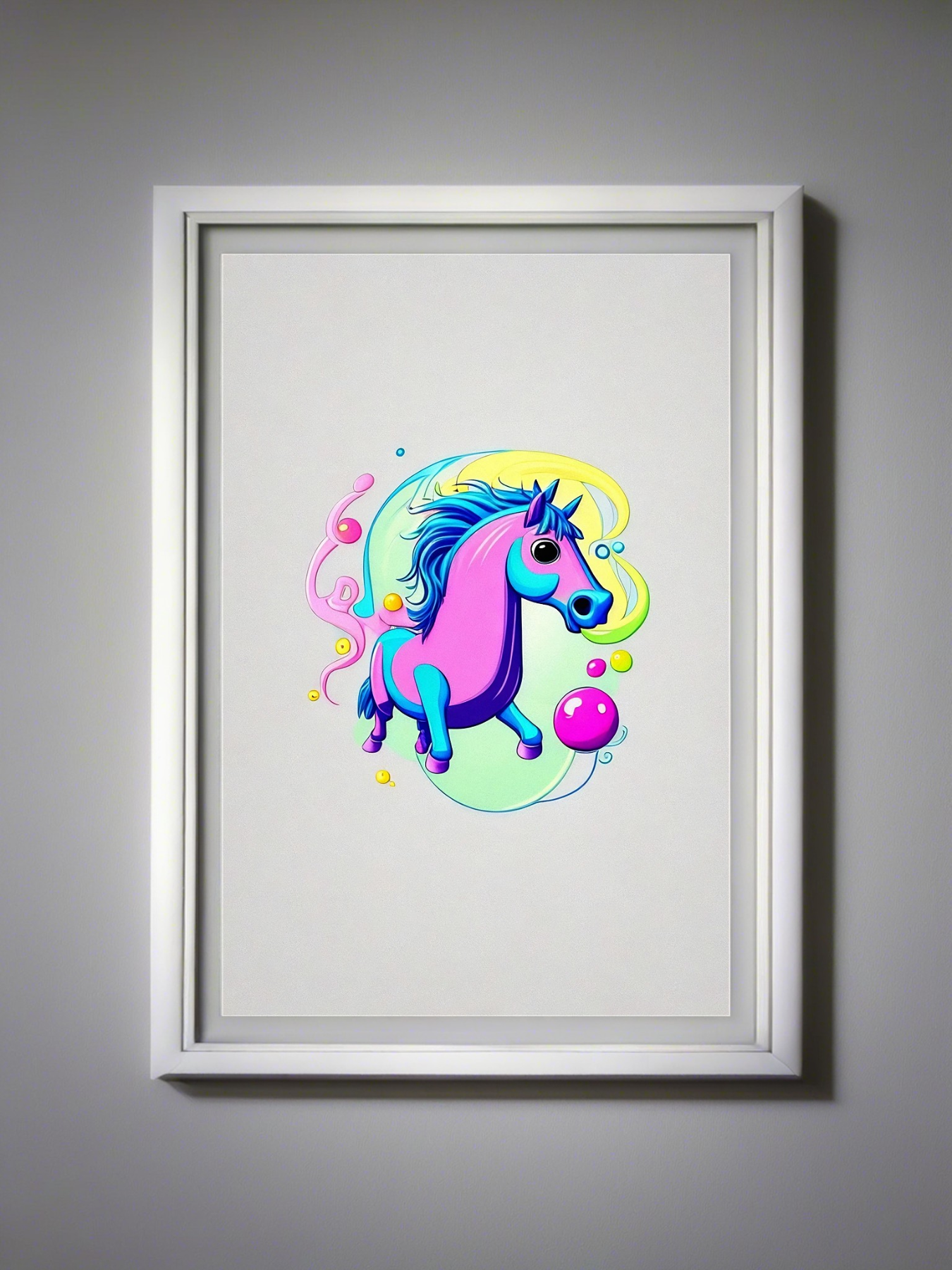 Gummi das Kaugummi Pony - Mini Poster - 20x30cm 3