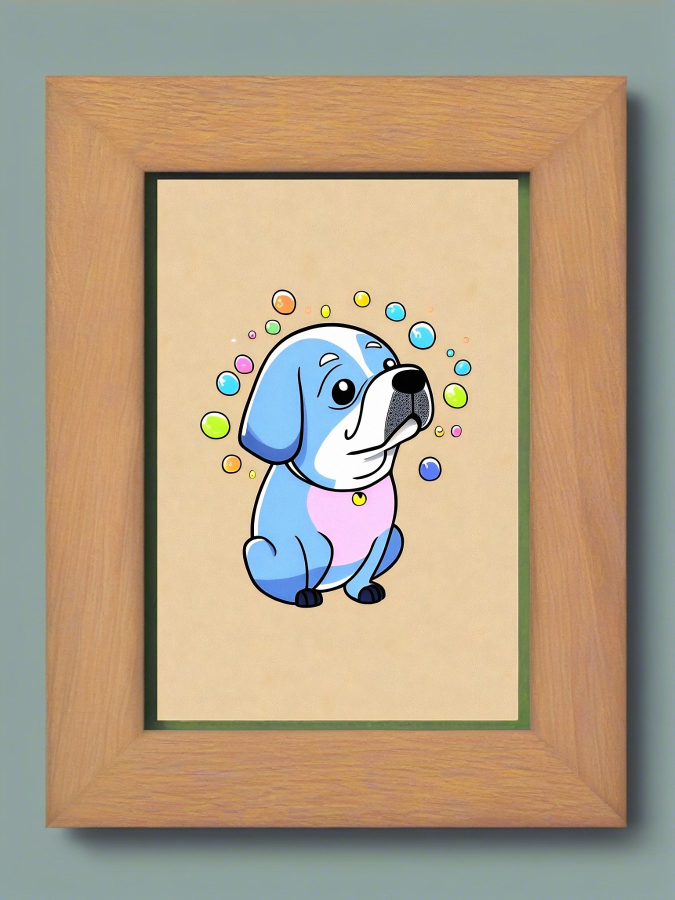 Kaugummi Hund 3 - Mini Poster - 20x30cm 3