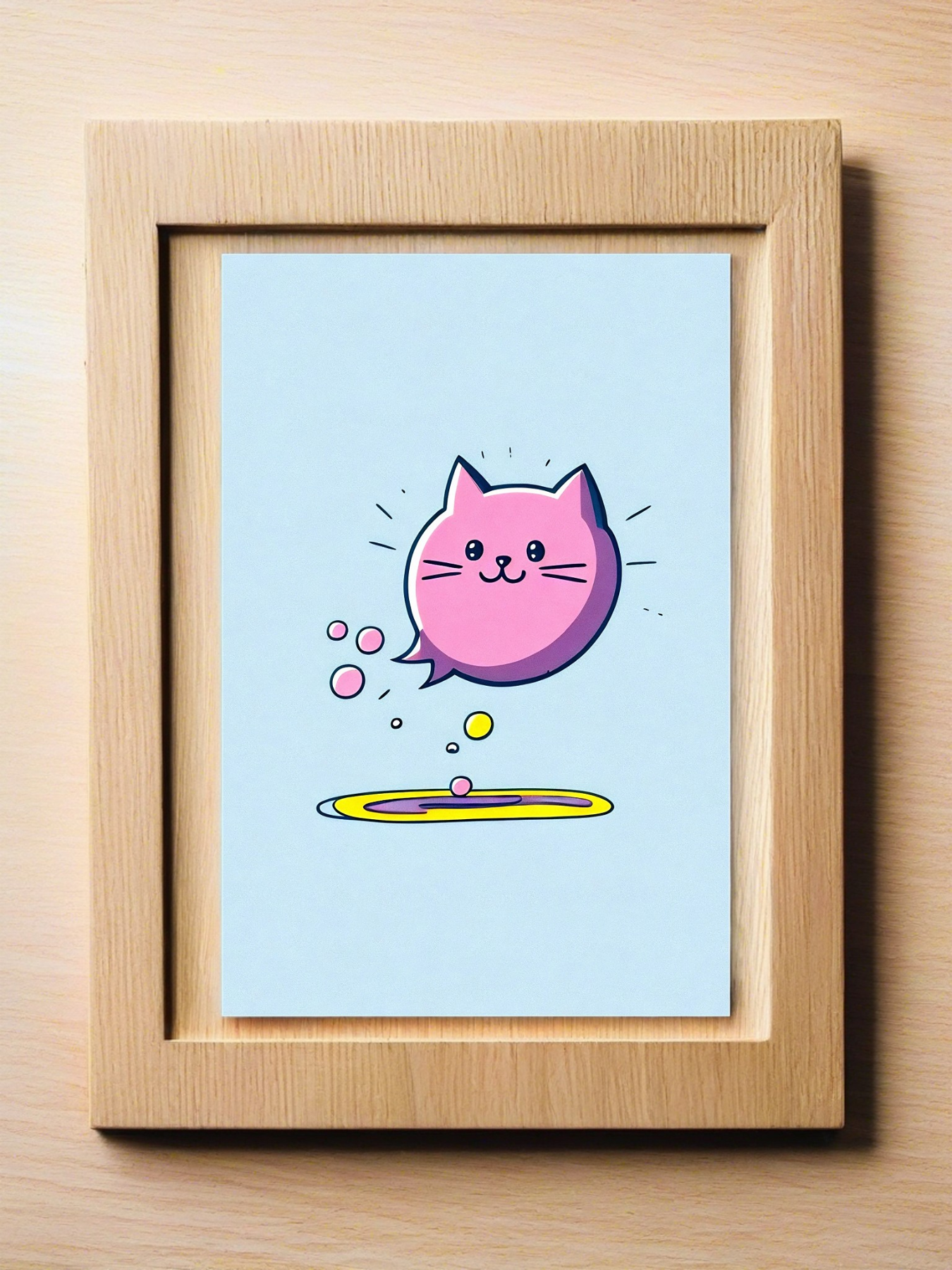 Pinky die Katze - Mini Poster - 20x30cm 5