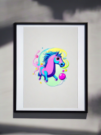 Gummi das Kaugummi Pony - Mini Poster - 20x30cm 4