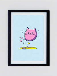 Pinky die Katze - Mini Poster - 20x30cm 4