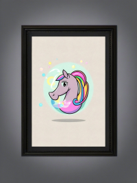 Kaugummi Pony 1 - Mini Poster - 20x30cm 3