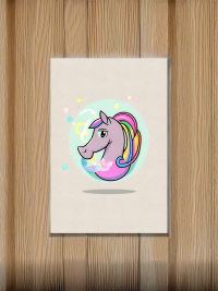 Kaugummi Pony 1 - Mini Poster - 20x30cm 4
