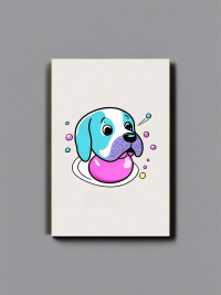 Kaugummi Hund 2 - Mini Poster - 20x30cm 2