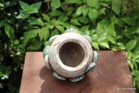Keramik Oktopus auf Kugel, Beetstecker Gartenkugel Gartenkeramik - Unikat 6