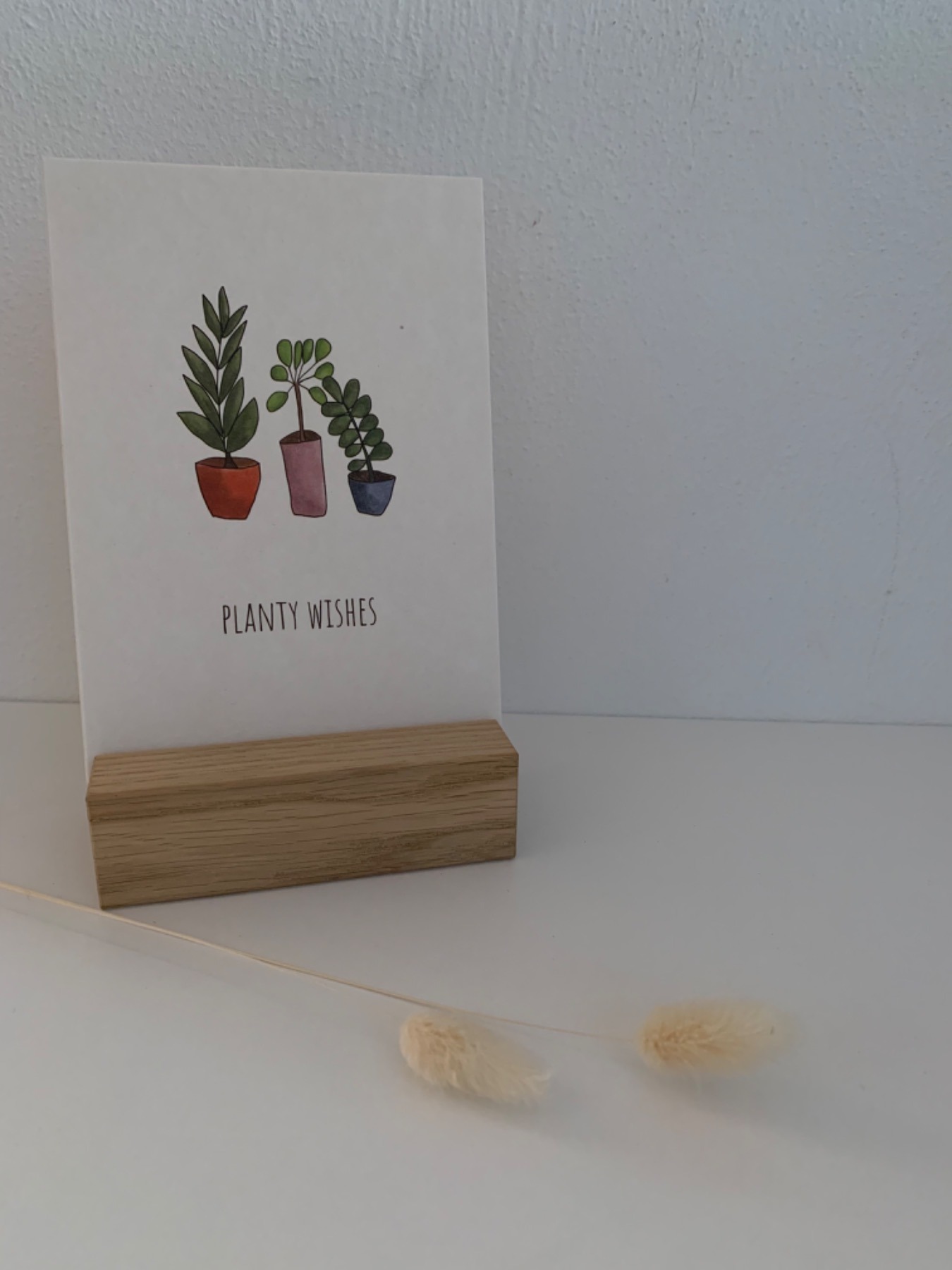 Grußkarte Planty Wishes