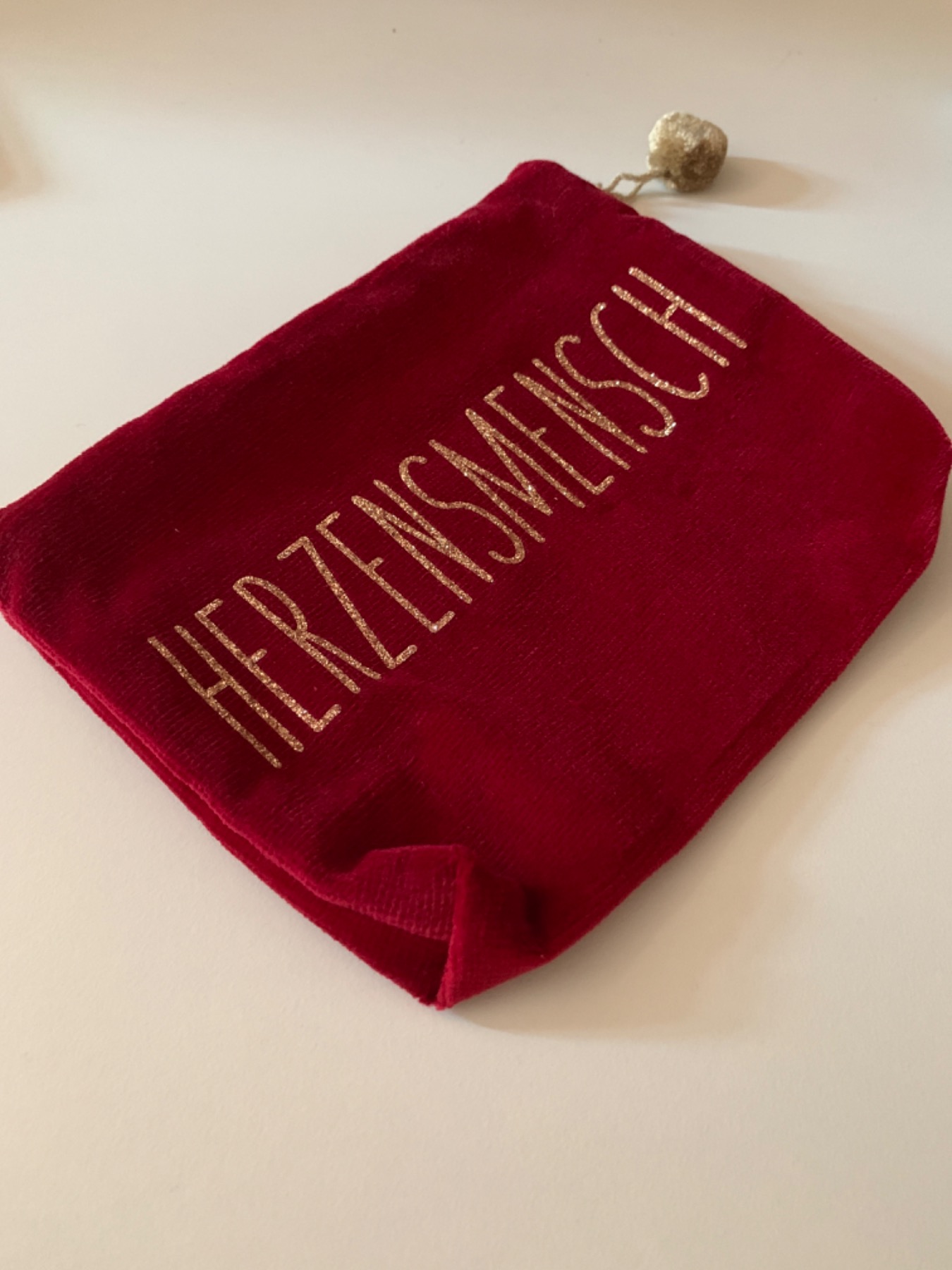 Kosmetiktasche medium Herzensmensch 2