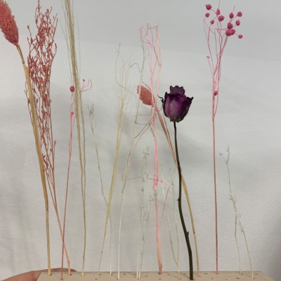 Flowerbar - Eine wunderschöne Buchenleiste, mit der Du Deine Trockenblumen perfekt in Szene setzen