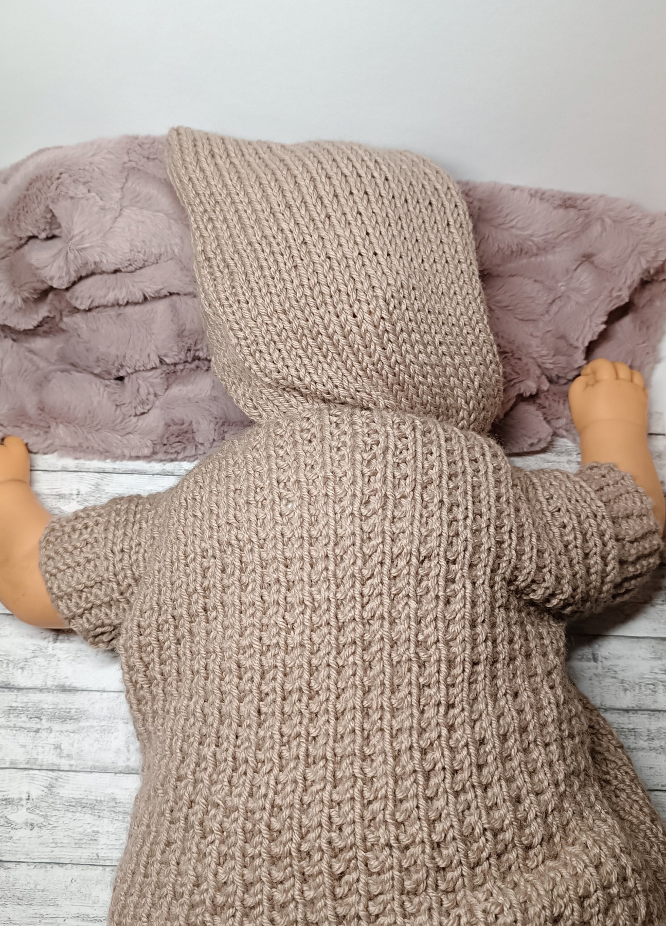 Baby Pullover Sweater mit Kapuze 3