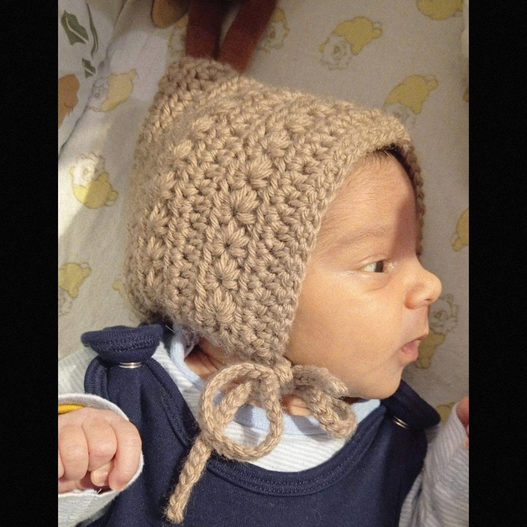 Farbe wählbar: Zwergenmütze / Pixiemütze mit Sternchen-Muster für Babys und Kinder
