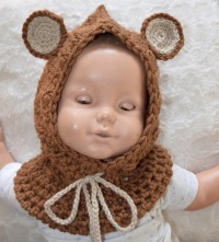 Bären-Schalmütze für Ihr Baby 2