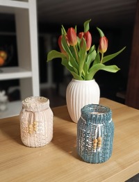 Windlicht / Vase als Deko - perfekter Schmuck für Haus und Garten 6