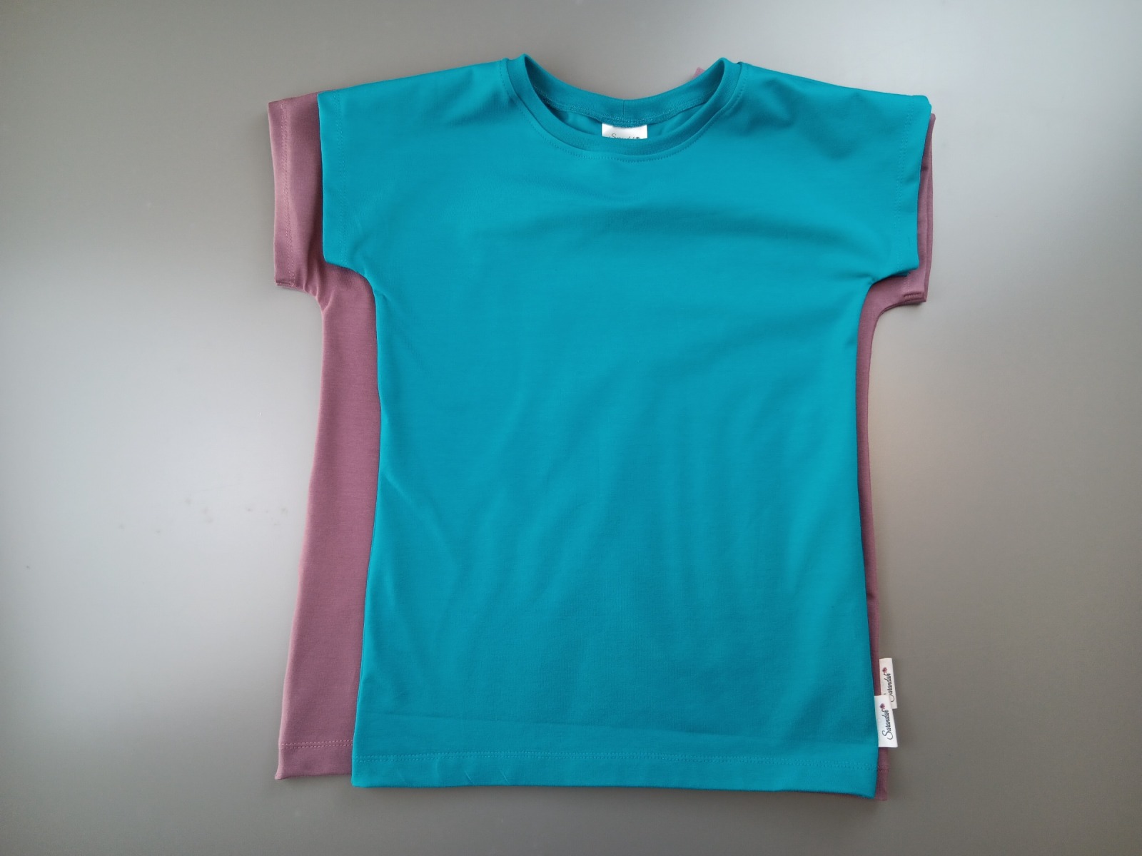 T- Shirt mit Miniarm Uni in 14 Farben 2