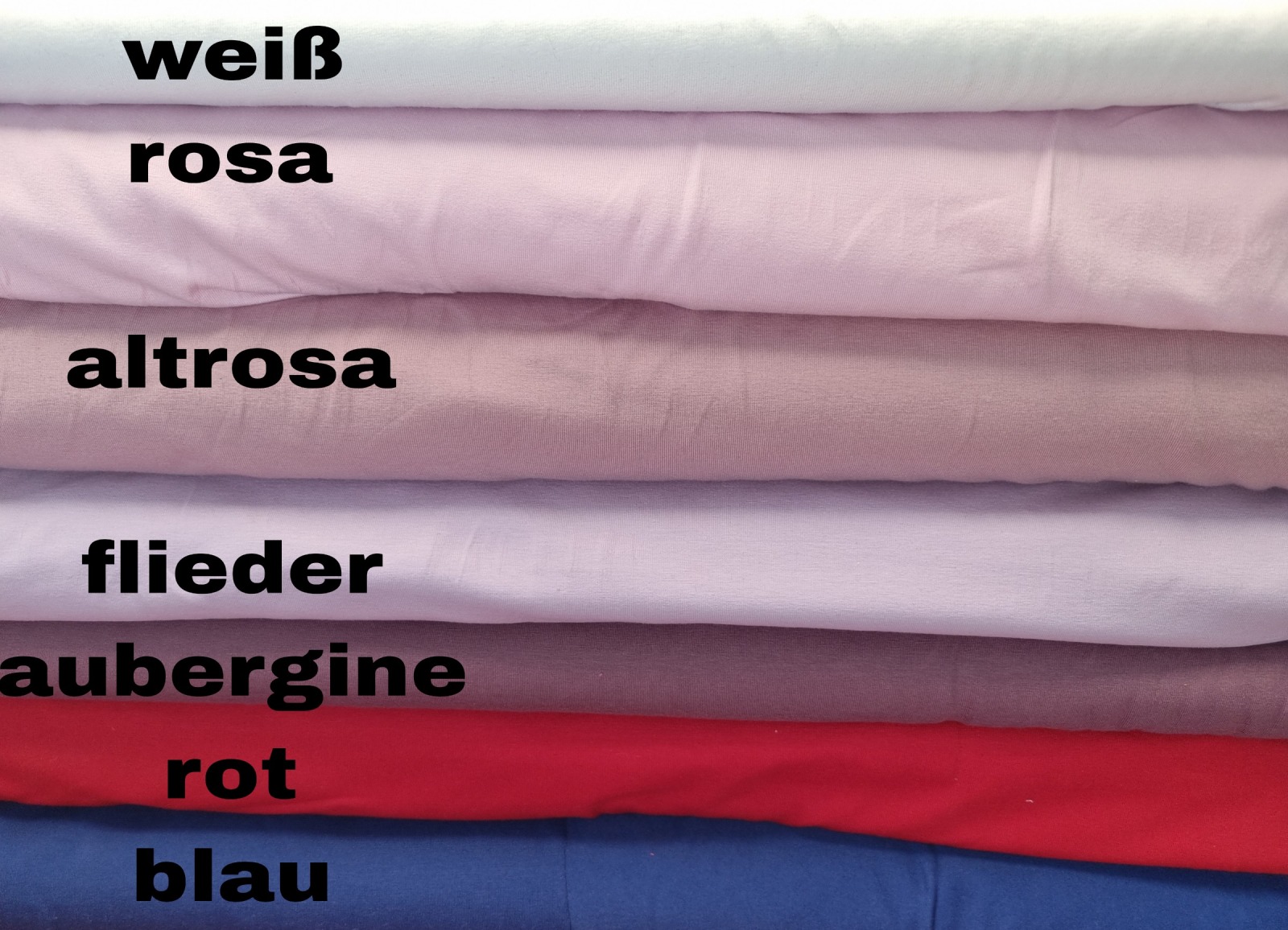 T- Shirt mit Miniarm Uni in 14 Farben mit Stickmotiv 9
