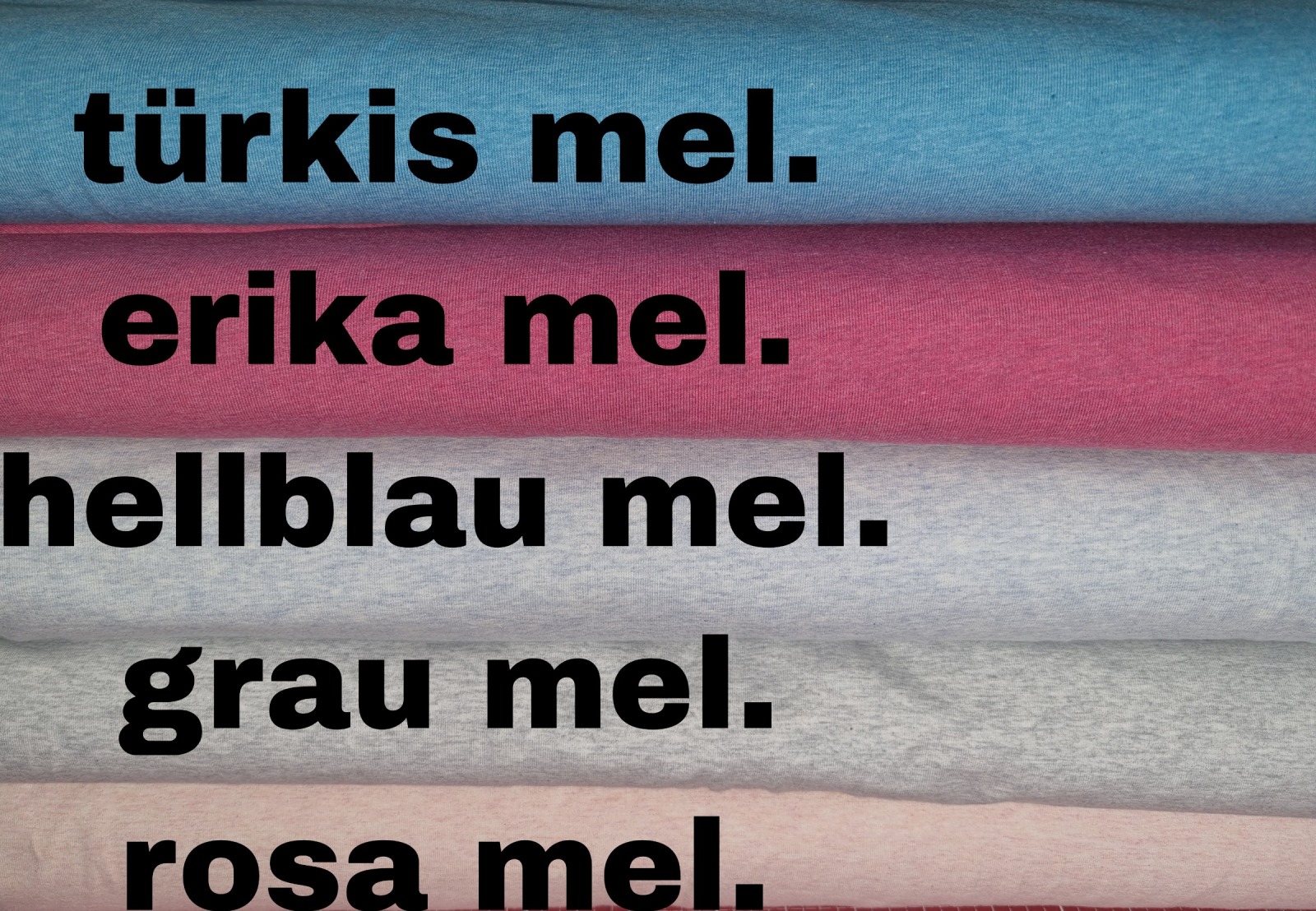 T- Shirt mit Miniarm Uni in 14 Farben mit Stickmotiv 7