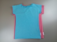 T- Shirt mit Miniarm Uni-Meliert in 5 Farben 3
