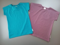 T- Shirt mit Miniarm Uni in 14 Farben