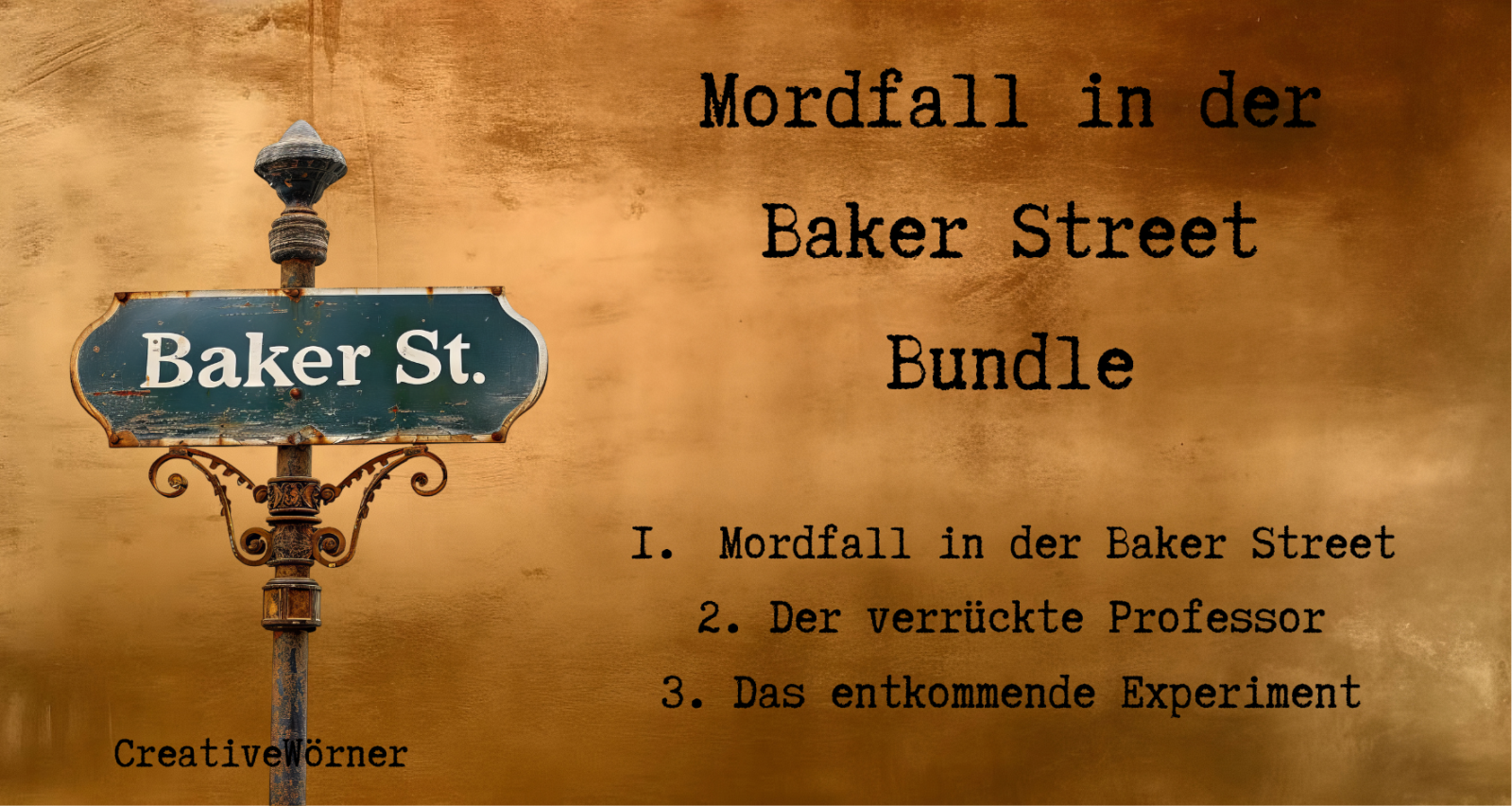 Bundle Mordfall in der Baker Street