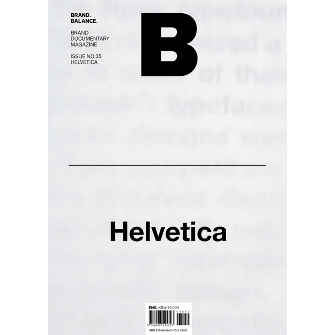 Magazine B Issue N 35 HELVETICA