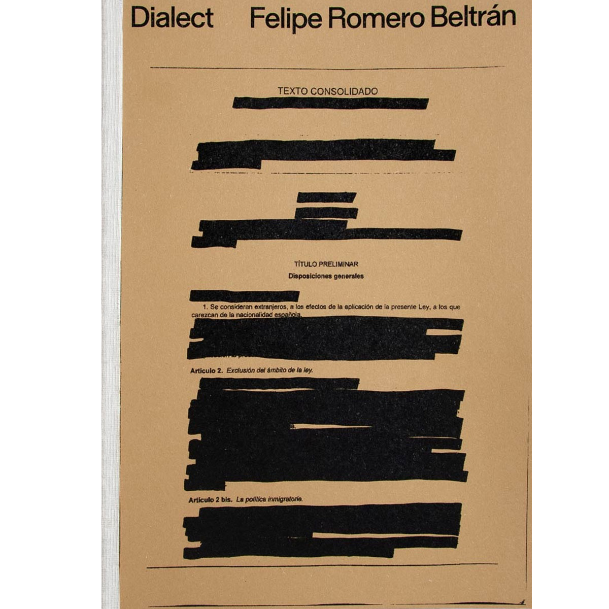 Felipe Romero Beltrán Dialect