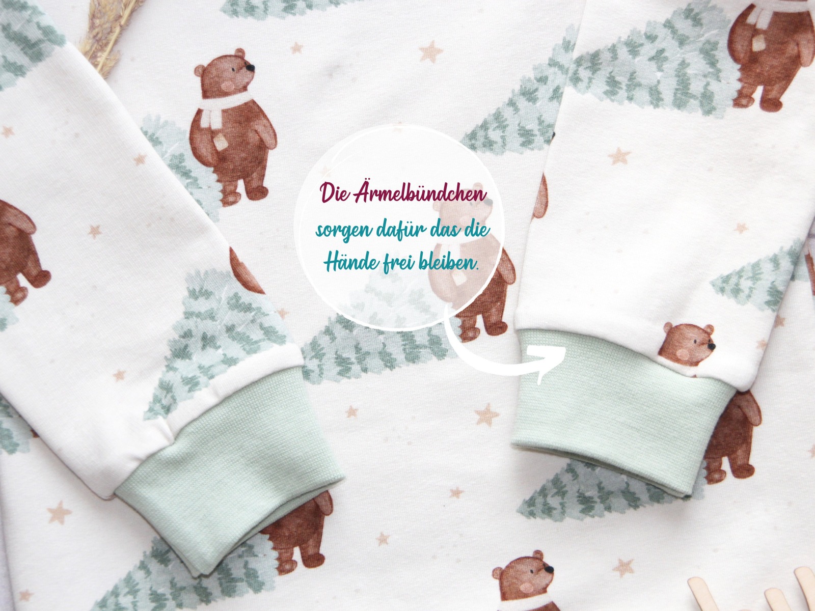 Sweater für Babys und Kinder Weihnachtsbär 3