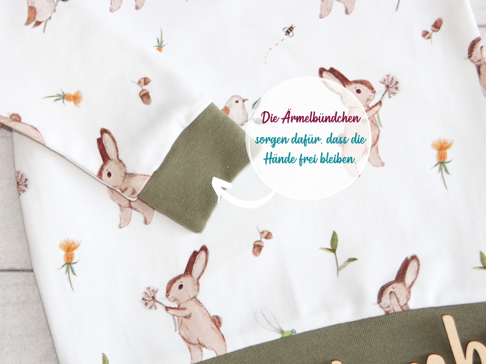 Langarmshirt Blumenhase 3