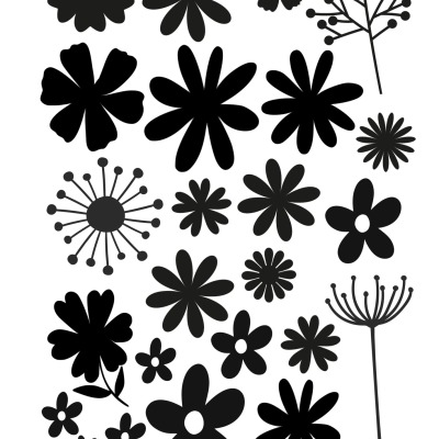 Stickerbogen Blumen - AufkleberBlumen | Wiesenblumen | Sticker | Ostern | Frühling | Aufkleber