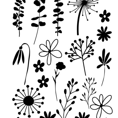 Stickerbogen Wiesenblumen - Aufkleber Wiesenblumen | Wiesenblumen | Sticker | Ostern | Frühling |