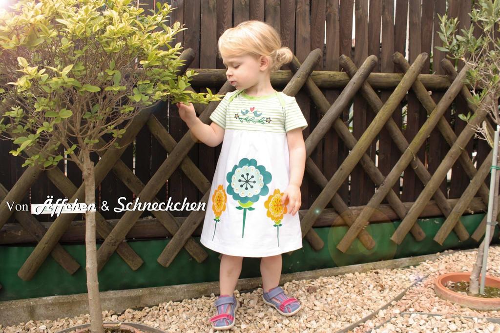 1Stk Kinderkleid Klimperklein Papier Schnittmuster by farbenmix Gr 44-134 4