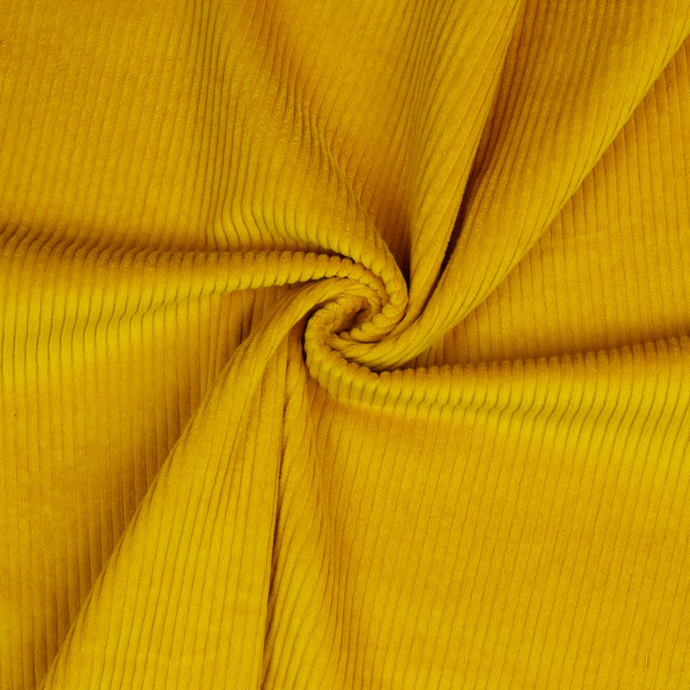 05m Breitcord Baumwolle gelb ocker