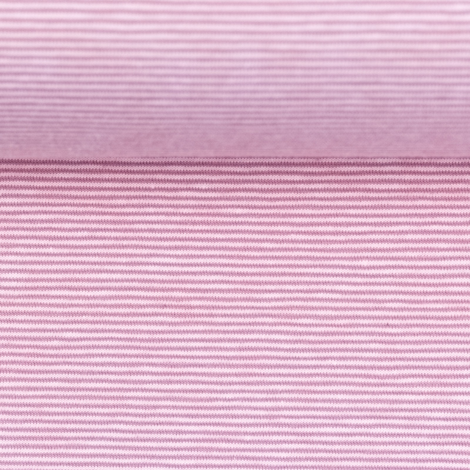 0,5m Jersey Bella Streifen Ringel 1mm, rosa weiß
