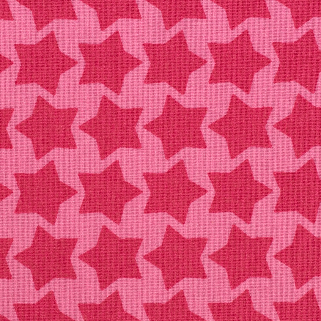 0,25m Beschichtete Baumwolle Staaars by Farbenmix Sterne, rosa pink