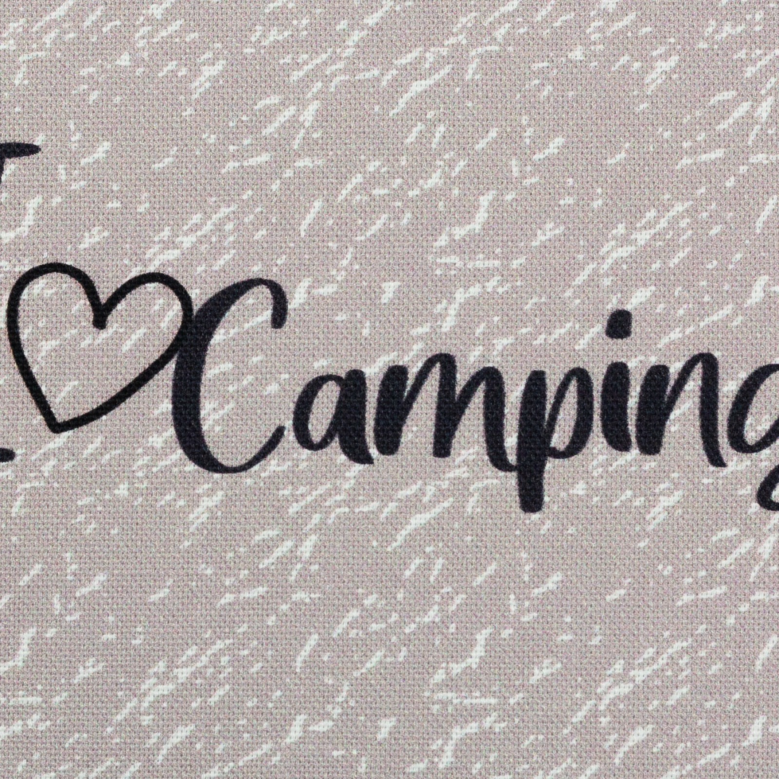 1Panel Canvas Happy Camping by Steinbeck Nähset dezent edel grau 6
