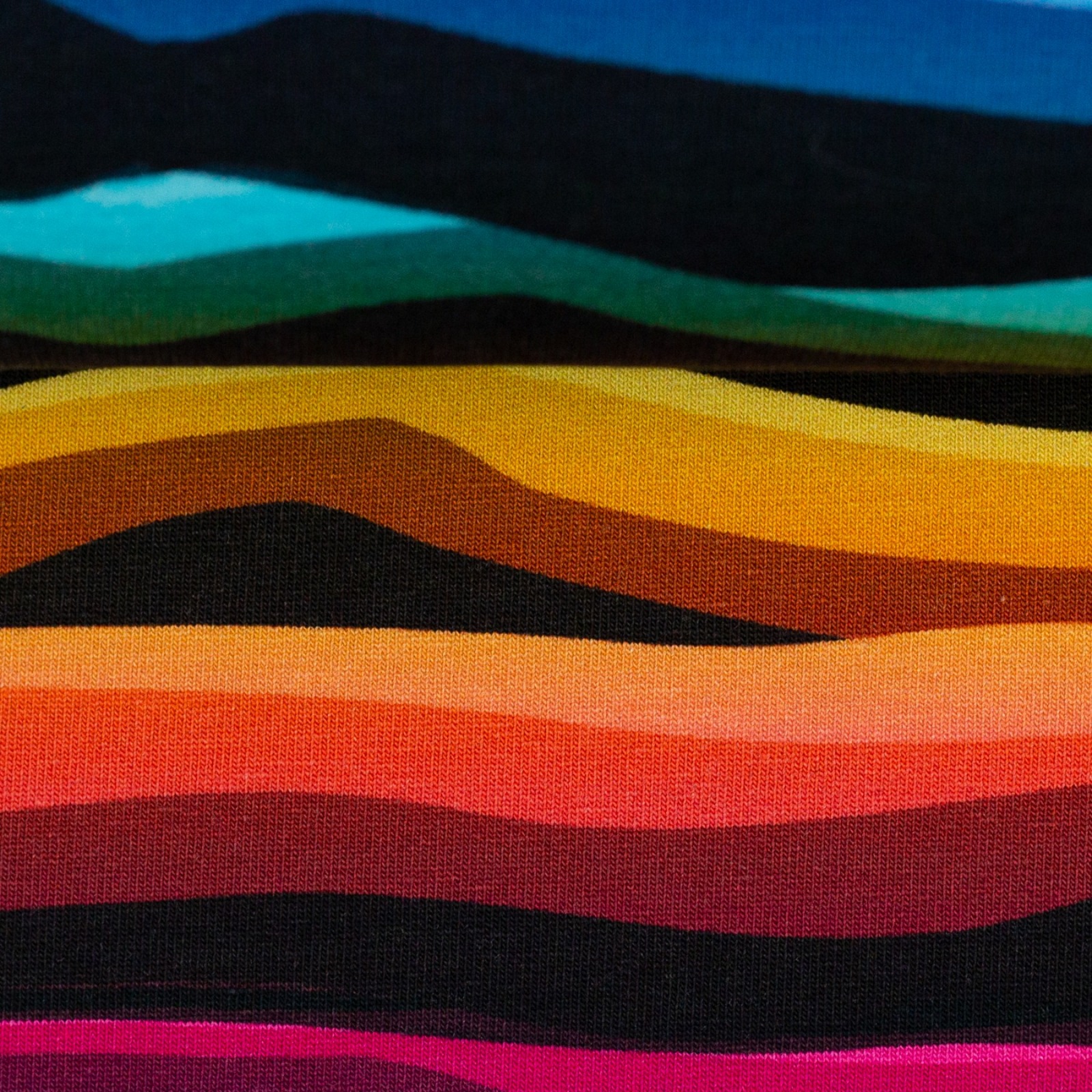 05m Sweat Wavy Stripes by Lycklig Design Regenbogen rainbow bunt 2