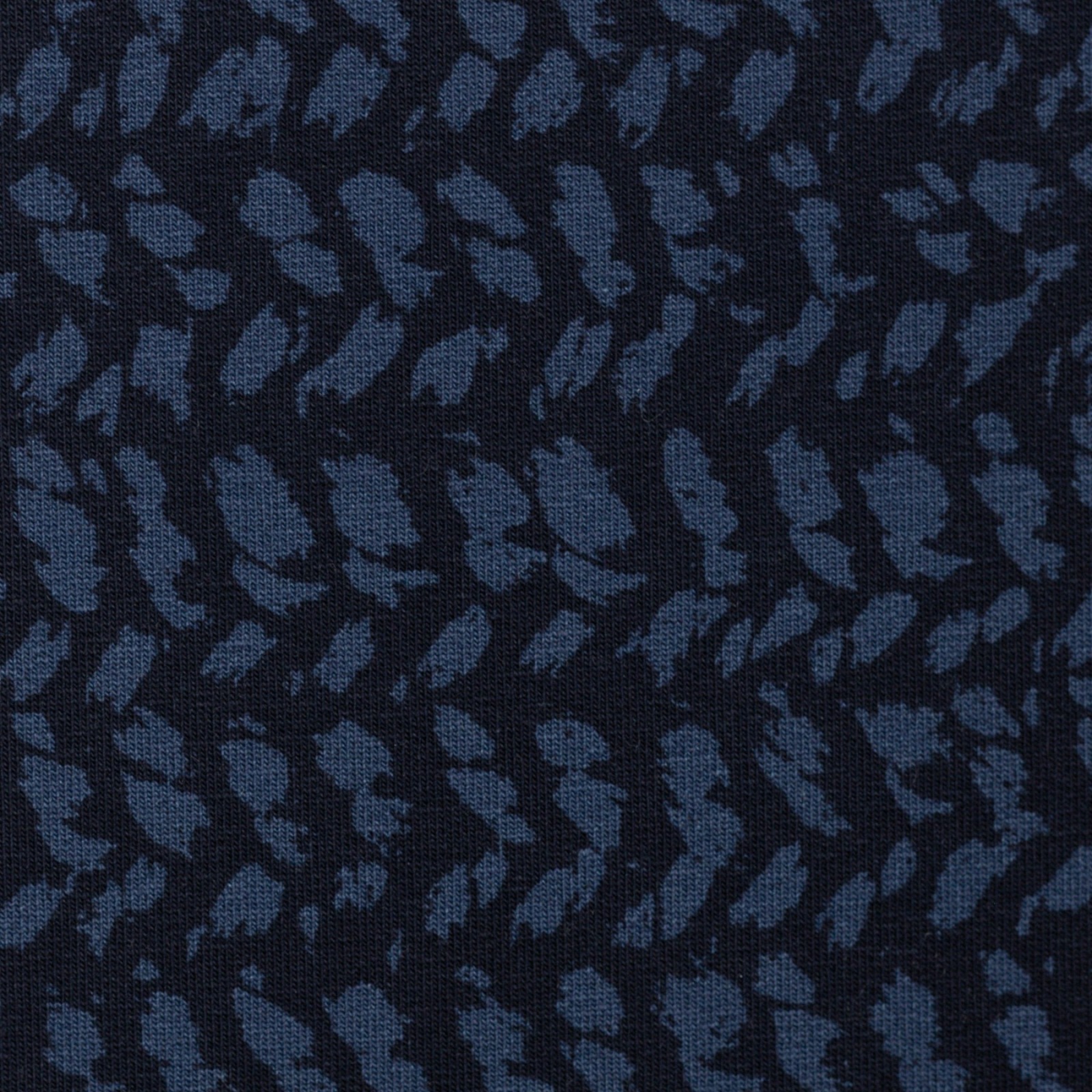 0,5m Sweat Herringbone Knit by Käselotti, navy 6