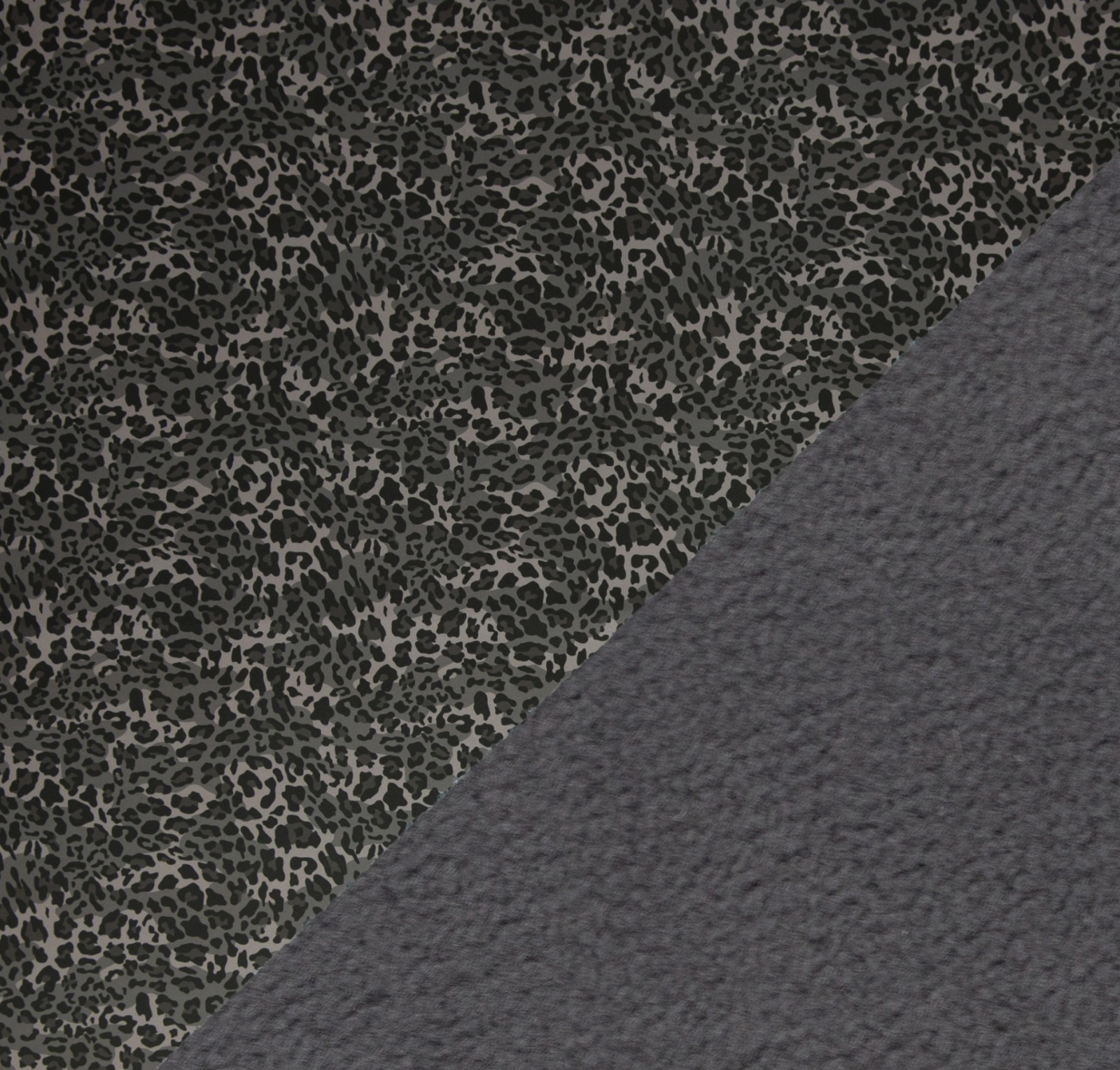 0,5m Softshell Fietje Leao Print, schwarz grau 3