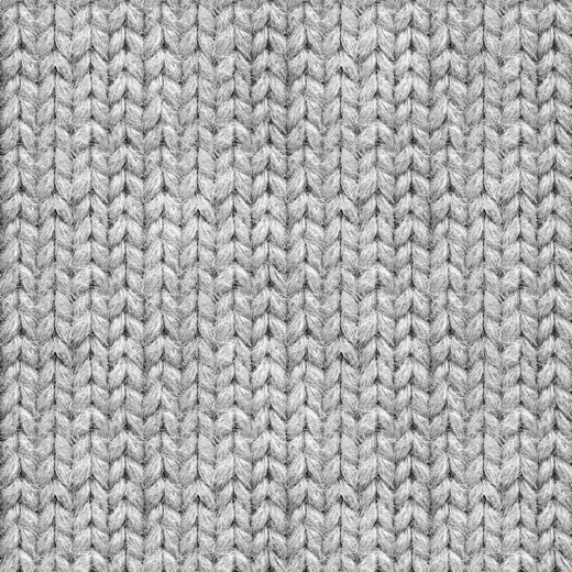 05m Soft Sweat GOTS Digitaldruck Cosy Knit Optik Strickoptik helles grau