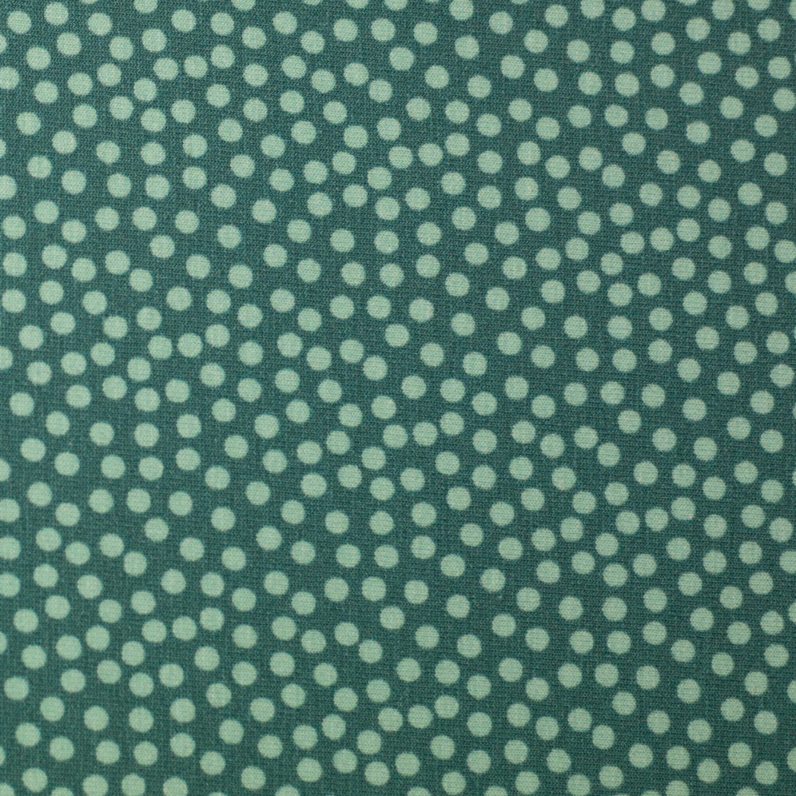 0,5m Jersey Joris Dots Punkte unregelmäßig, mint smaragd 3