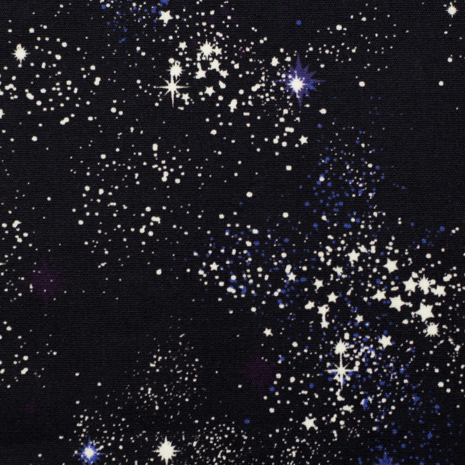 0,5m Baumwolle Starlight Sternenhimmel, schwarz blau 3