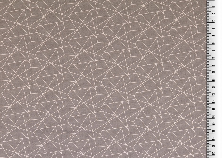 05m BW grafisches Muster Linien grau weiß