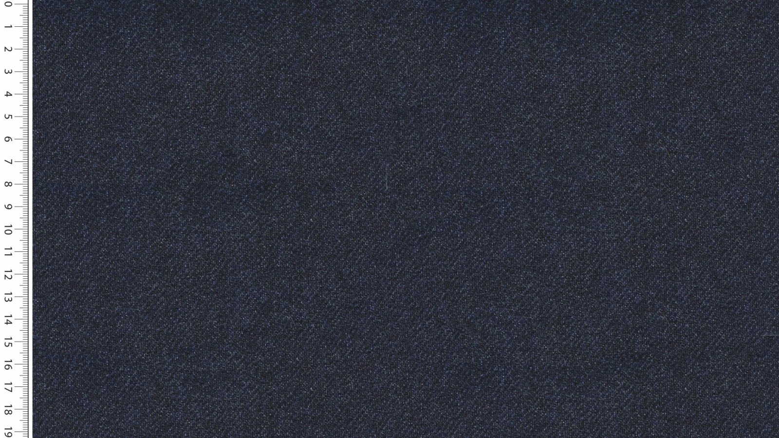 05m Sweat French Terry Digitaldruck Jeansoptik Navy blau