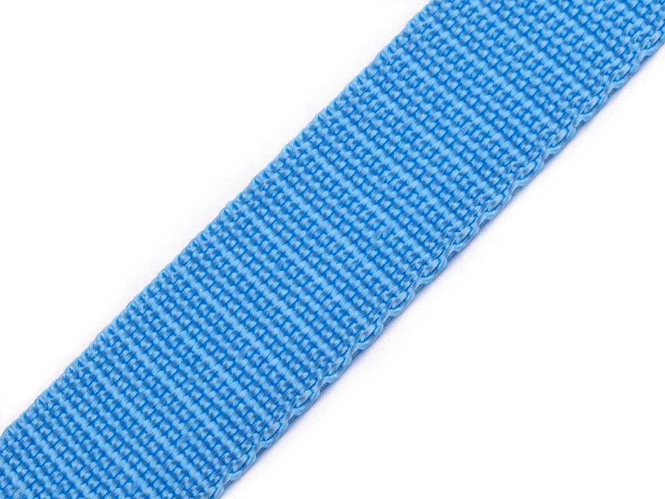 1m Gurtband aus Polypropylen Breite 30 mm hellblau
