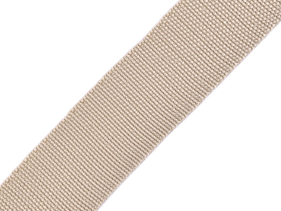 1m Gurtband aus Polypropylen Breite 30 mm beige