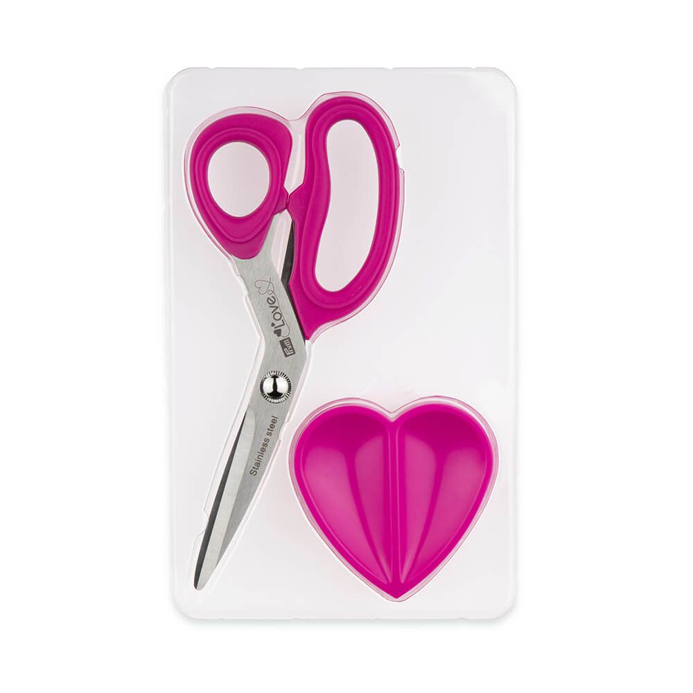 Prym Love Starter Box mit Schere Magnetnadelkissen Nahttrenner Handmaß Clips uvm pink 3