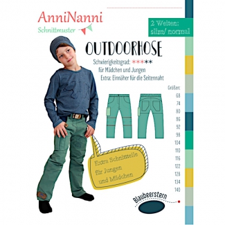 1Stk Outdoorhose Papier Schnittmuster by anninanni