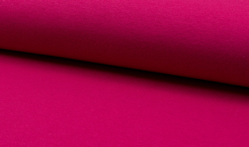 0,5m Bündchen glatt, fuchsia dunkel pink 017