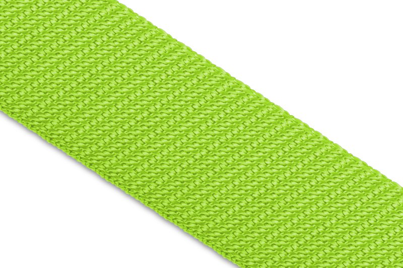 1m Gurtband aus Polypropylen Breite 30 mm lime grün
